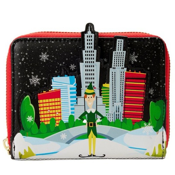 Loungefly Elf Buddy in Manhattan Zip Around Wallet - Picture 1 of 8